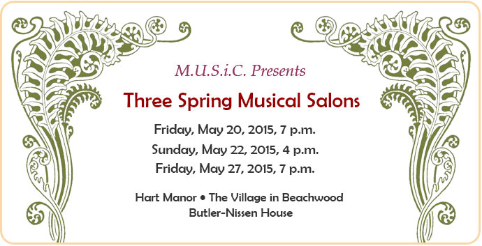Spring Musical Salon May 2016