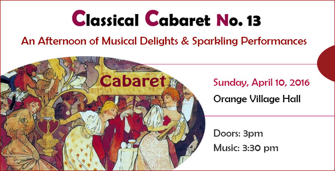 Classical Cabaret April 2016